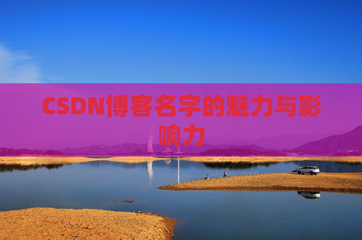CSDN博客名字的魅力与影响力